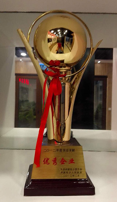 2012年度突出貢獻優(yōu)秀企業(yè)